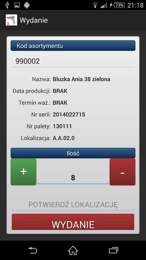 system magazynowy on-line