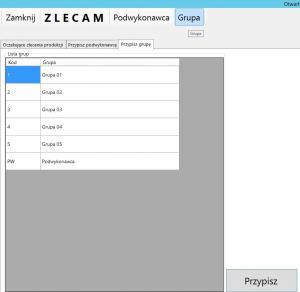 zlecenia produkcyjne grupa
