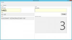 pakowanie skanowanie kod kreskowy