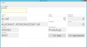 wydanie z magazynu skanowanie kodu kreskowego