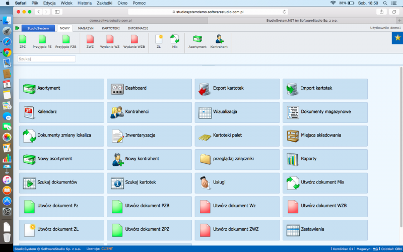program magazynowy WMS OS_X Apple