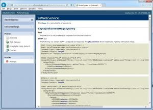 pomoc web service metoda CzytajDokumentMagazynowy