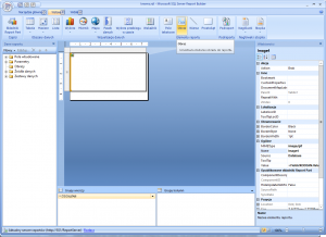 report builder wstawianie grafiki