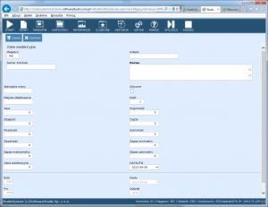 konfiguracja informacji fieldset