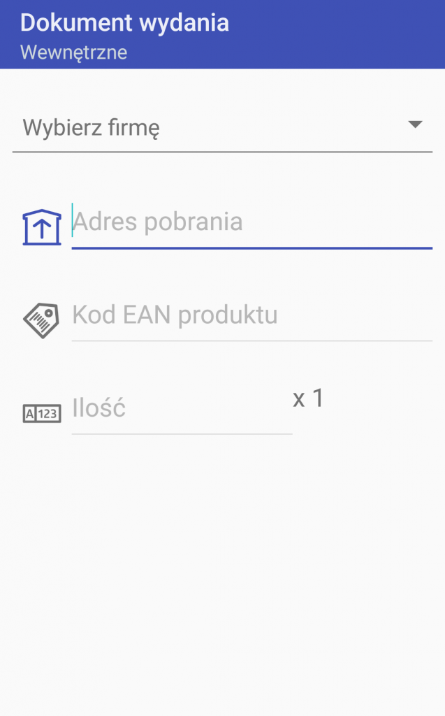 Android WMS wydanie wewnętrzne 1