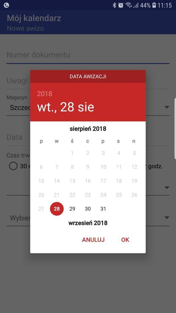 Awizacja Android