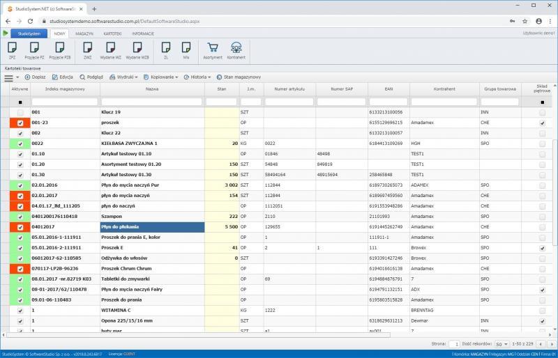oprogramowanie magazynowe asortyment