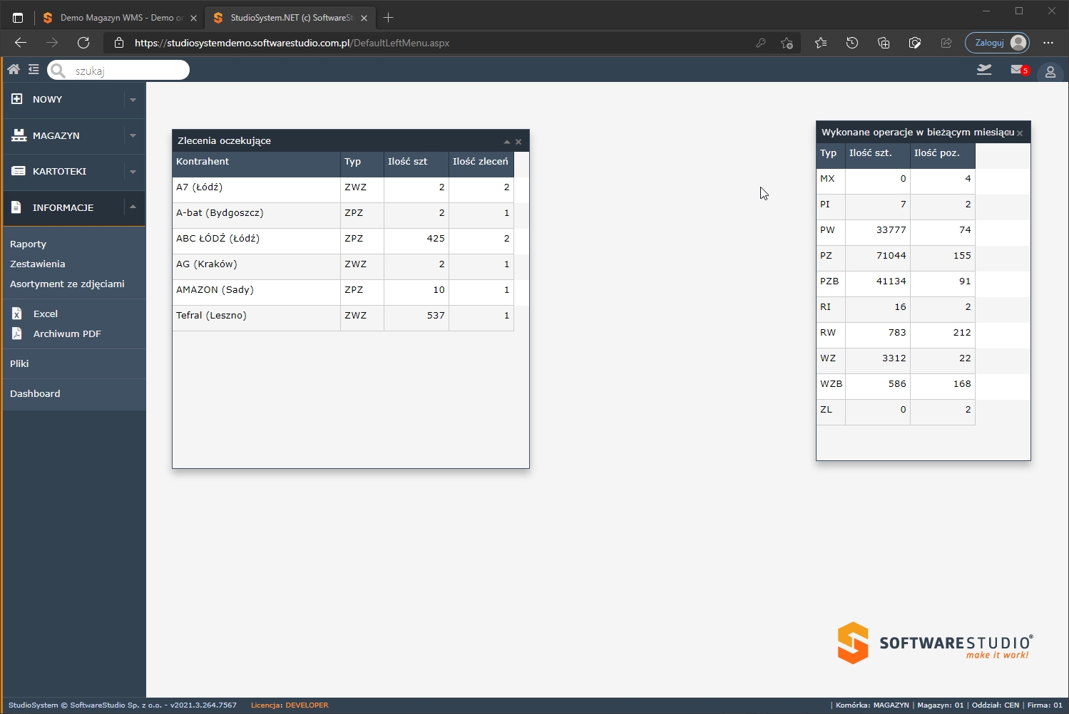 Programy magazynowe WMS system magazynowy wms dokumenty rw zatwierdzone